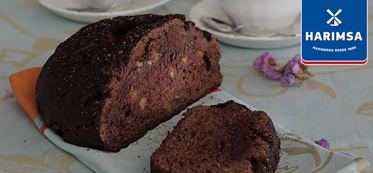 Pan de chocolate con harina HARIMSA de quinoa